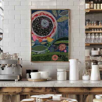 Intricate Patterns And Bold Colors - Stretched Canvas, Poster or Fine Art Print I Heart Wall Art