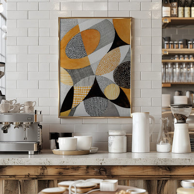 Geometric Harmony - Stretched Canvas, Poster or Fine Art Print I Heart Wall Art