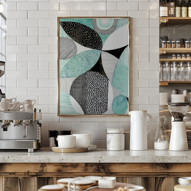 Geometric Shapes And Intricate Patterns - Stretched Canvas, Poster or Fine Art Print I Heart Wall Art