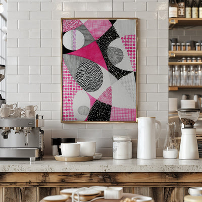 Colorful Geometric Patterns - Stretched Canvas, Poster or Fine Art Print I Heart Wall Art