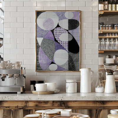 Dynamic Geometric Patterns - Stretched Canvas, Poster or Fine Art Print I Heart Wall Art