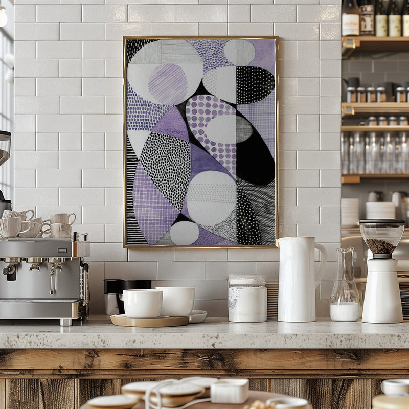 Dynamic Geometric Patterns - Stretched Canvas, Poster or Fine Art Print I Heart Wall Art