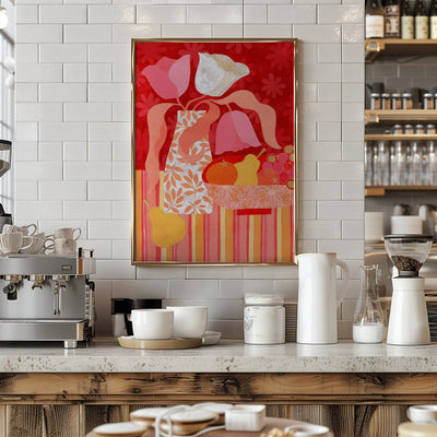 Tulip Still Life - Stretched Canvas, Poster or Fine Art Print I Heart Wall Art