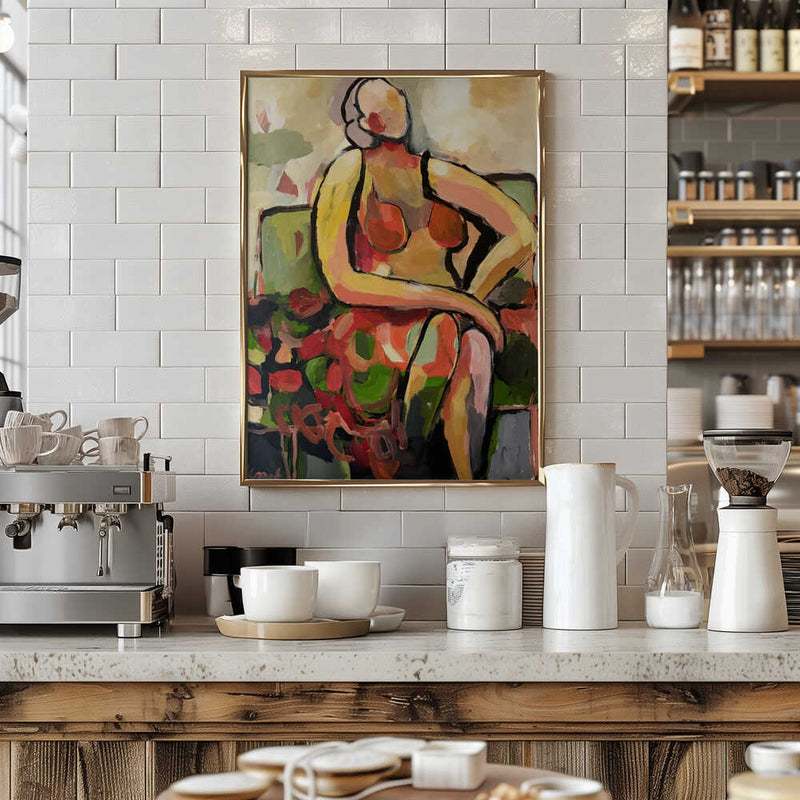 Folk Dancer - Stretched Canvas, Poster or Fine Art Print