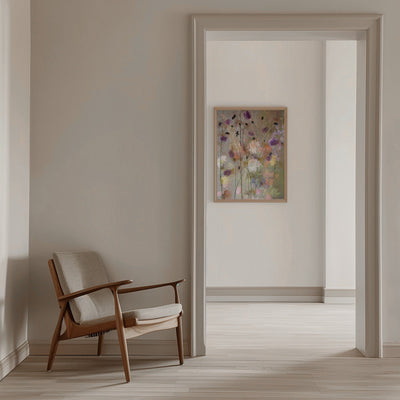 Painterly flowers - Stretched Canvas, Poster or Fine Art Print I Heart Wall Art