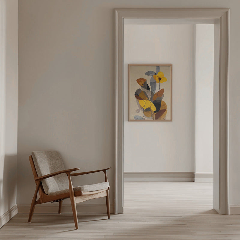 In My Summer Garden - Stretched Canvas, Poster or Fine Art Print I Heart Wall Art