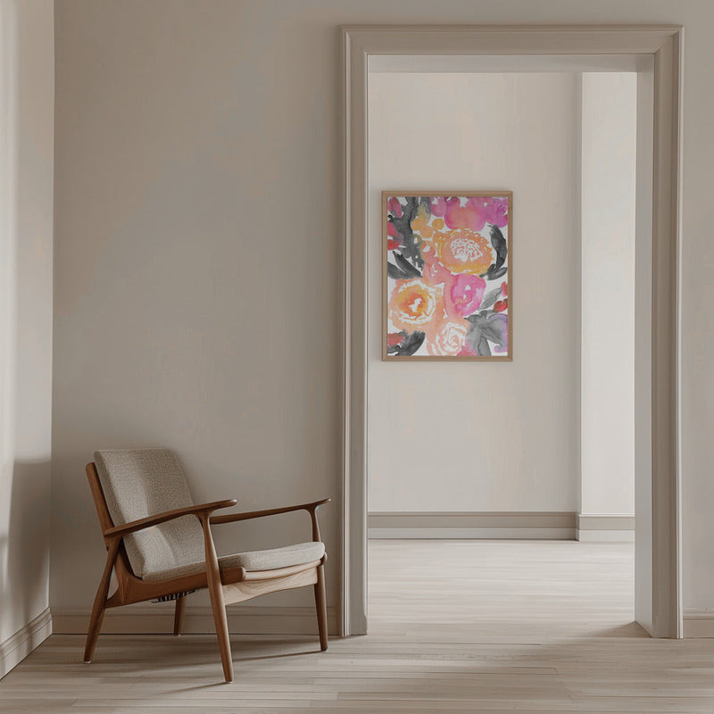 Olympe florals II - Stretched Canvas, Poster or Fine Art Print I Heart Wall Art