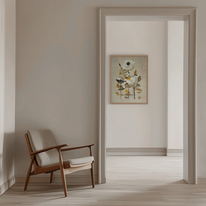 Sunbathing Flower - Stretched Canvas, Poster or Fine Art Print I Heart Wall Art