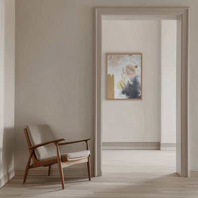 Poinsetta - Stretched Canvas, Poster or Fine Art Print I Heart Wall Art