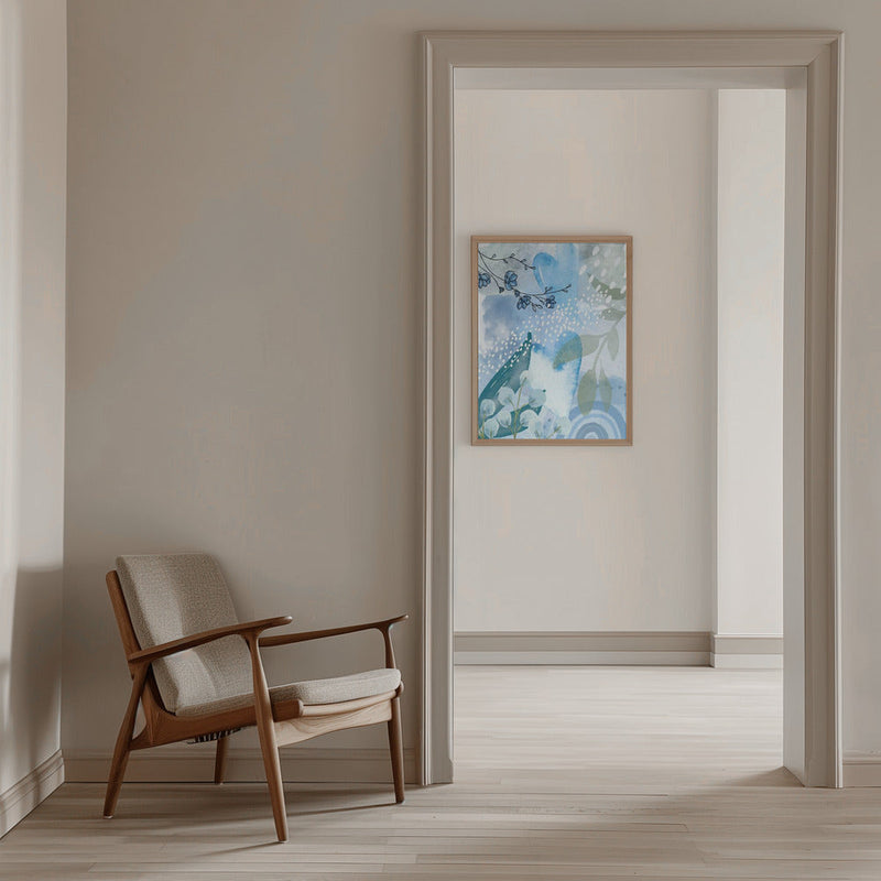 Iceberg Blue-2 - Stretched Canvas, Poster or Fine Art Print I Heart Wall Art