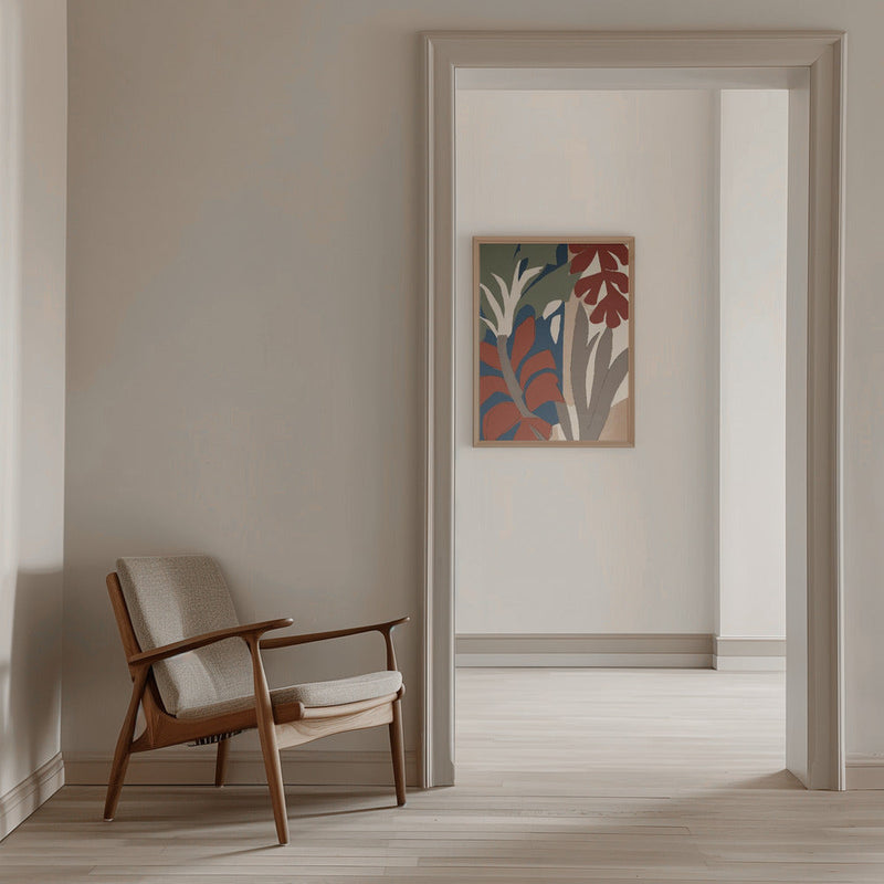 Botanical Impression No 1 - Stretched Canvas, Poster or Fine Art Print I Heart Wall Art