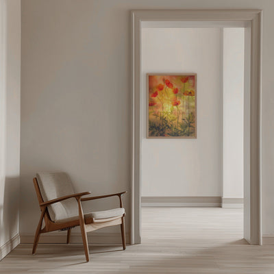 Fire - Stretched Canvas, Poster or Fine Art Print I Heart Wall Art