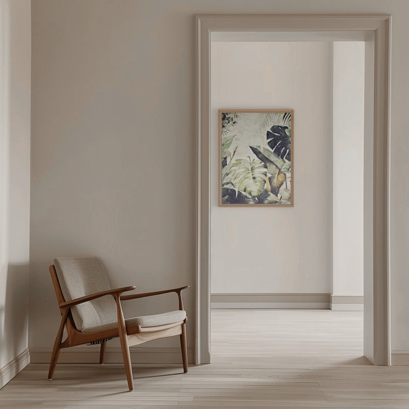 I Jungle01x a 50x70xb - Stretched Canvas, Poster or Fine Art Print I Heart Wall Art