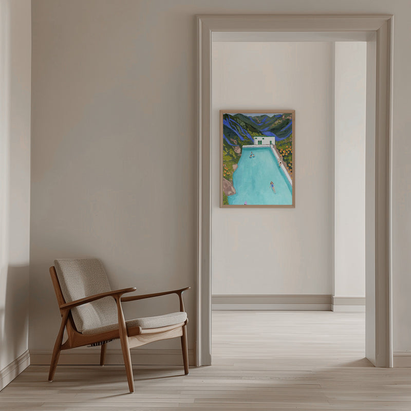 Hotsprings - Stretched Canvas, Poster or Fine Art Print I Heart Wall Art