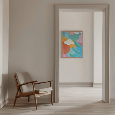 Full Moon - Stretched Canvas, Poster or Fine Art Print I Heart Wall Art