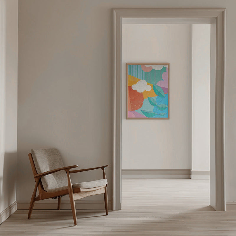 Full Moon - Stretched Canvas, Poster or Fine Art Print I Heart Wall Art