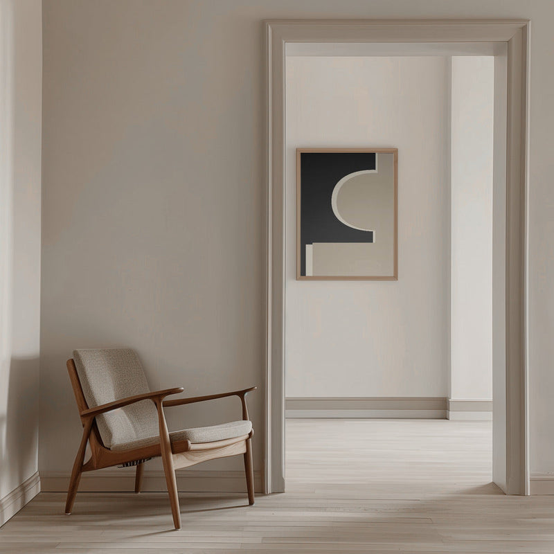 Abstract Graphic Shapes - Stretched Canvas, Poster or Fine Art Print I Heart Wall Art