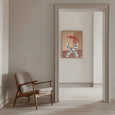 Curved Elegance - Stretched Canvas, Poster or Fine Art Print I Heart Wall Art