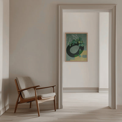 Leaves More 4 Greenery - Stretched Canvas, Poster or Fine Art Print I Heart Wall Art