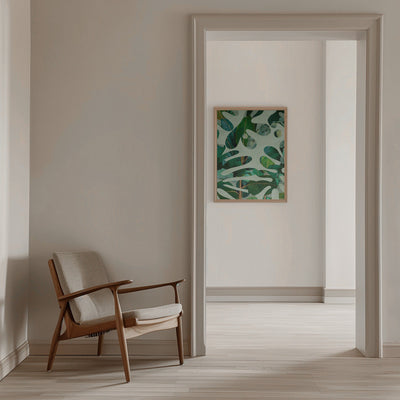 Leaves More 10 Kopie - Stretched Canvas, Poster or Fine Art Print I Heart Wall Art