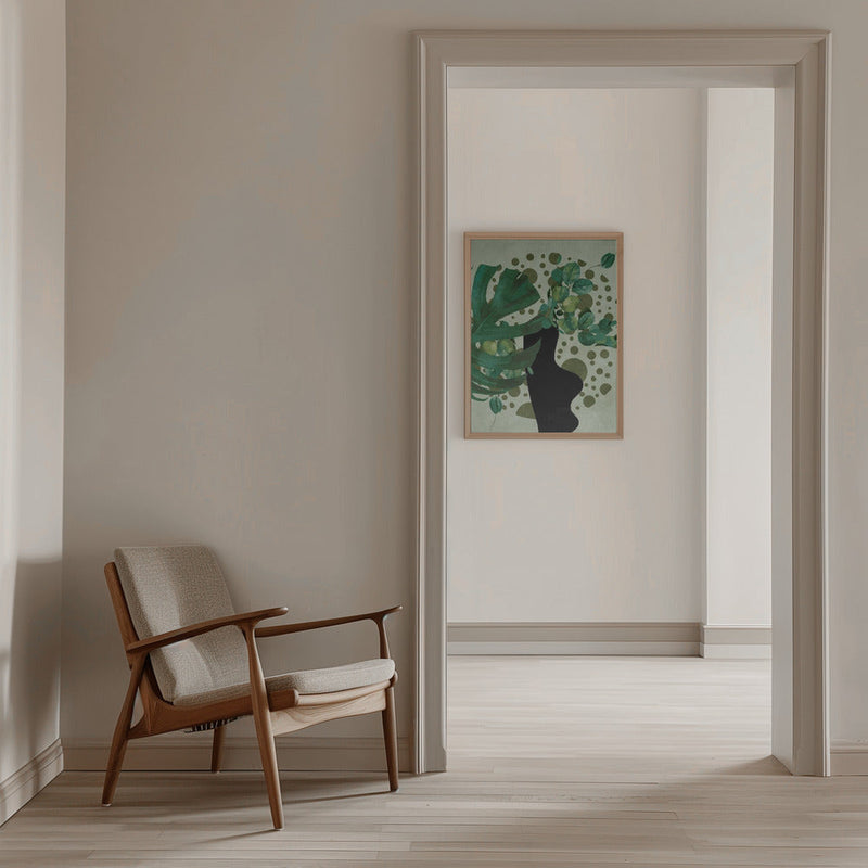 Leaves More 5 Kopie - Stretched Canvas, Poster or Fine Art Print I Heart Wall Art