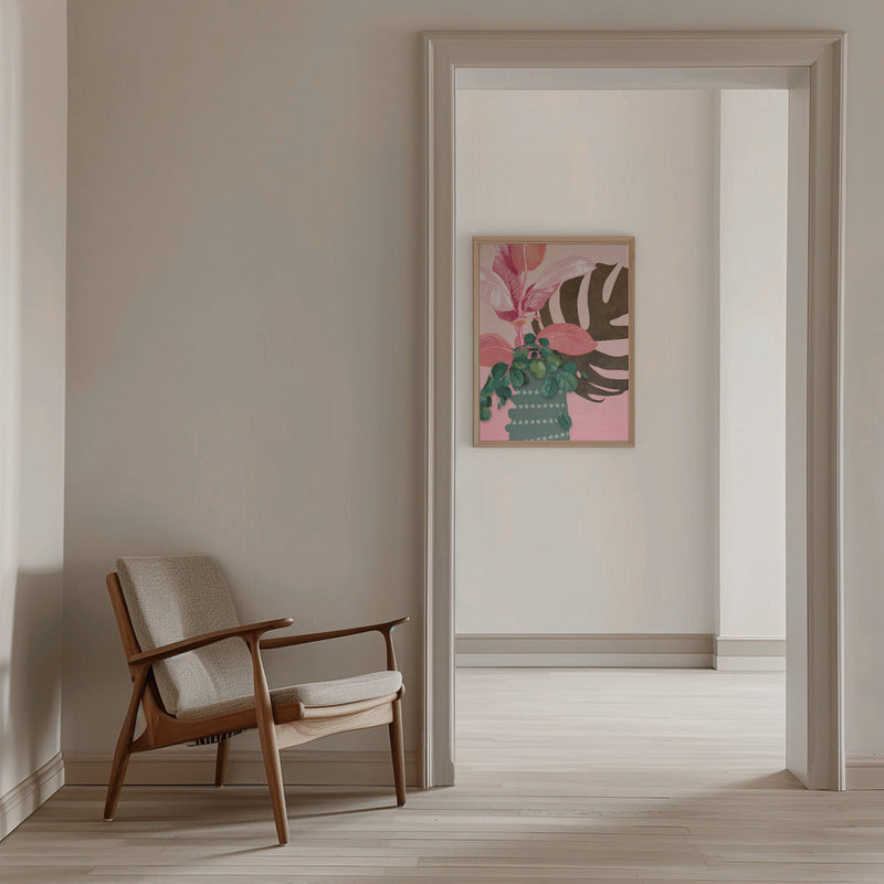 Leaves More 6 Kopie - Stretched Canvas, Poster or Fine Art Print I Heart Wall Art