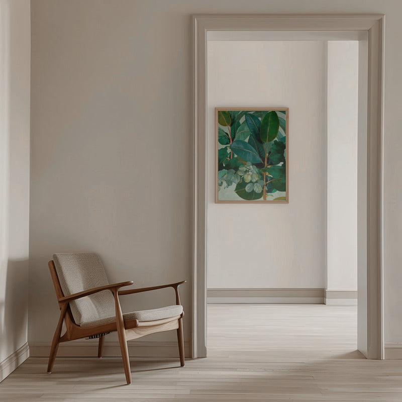 Leaves More 9 Kopie - Stretched Canvas, Poster or Fine Art Print I Heart Wall Art