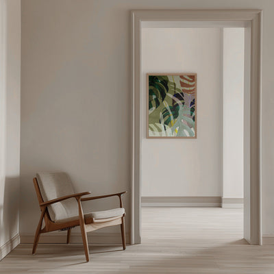 Leaves More 3 Kopie - Stretched Canvas, Poster or Fine Art Print I Heart Wall Art