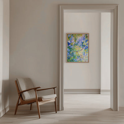 Vivid Colors And Delicate petals - Stretched Canvas, Poster or Fine Art Print I Heart Wall Art