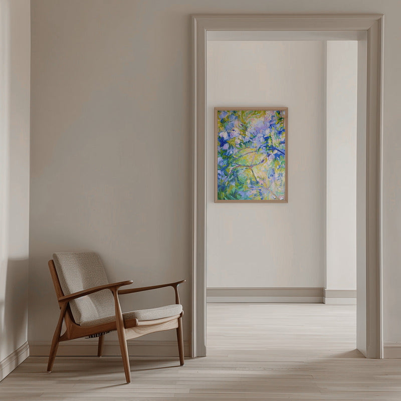 Vivid Colors And Delicate petals - Stretched Canvas, Poster or Fine Art Print I Heart Wall Art