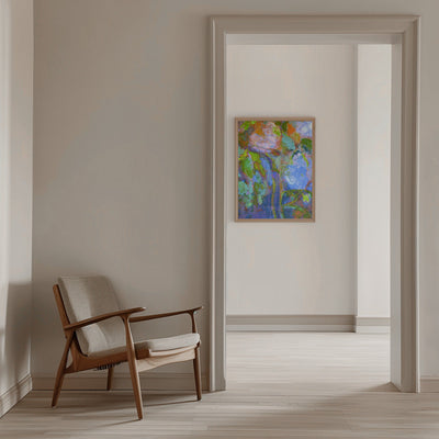 Floral Dreamscape - Stretched Canvas, Poster or Fine Art Print I Heart Wall Art