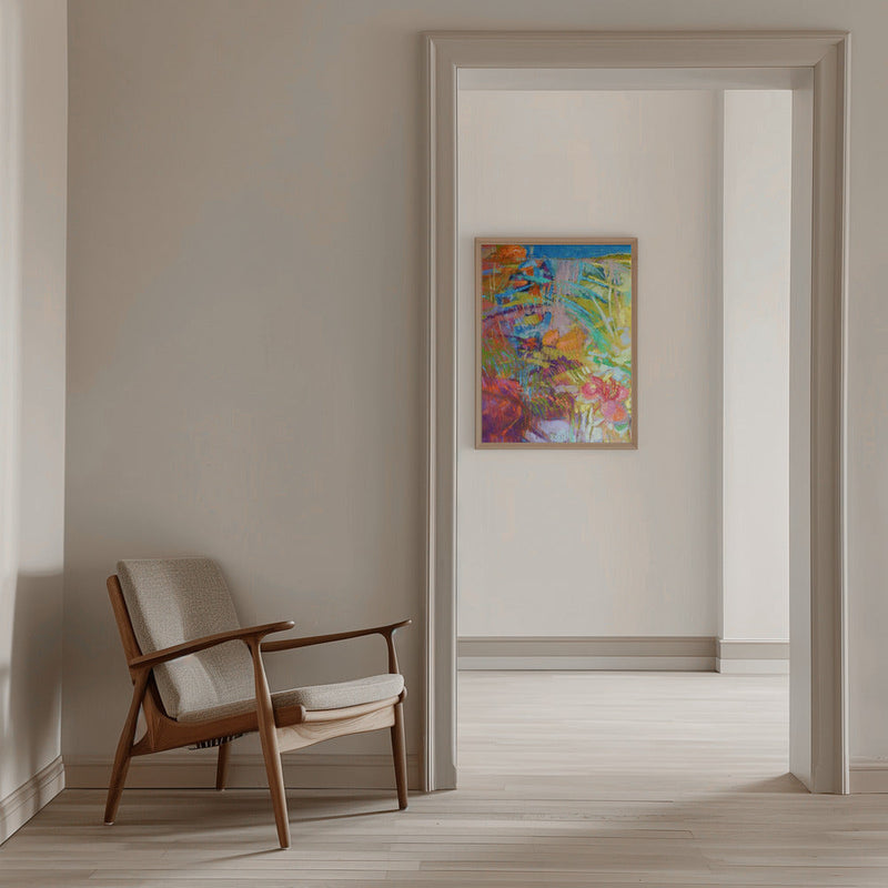 Blooming Heart - Stretched Canvas, Poster or Fine Art Print I Heart Wall Art