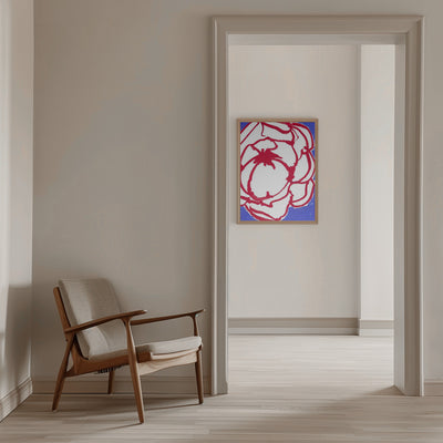 Red Peony - Stretched Canvas, Poster or Fine Art Print I Heart Wall Art