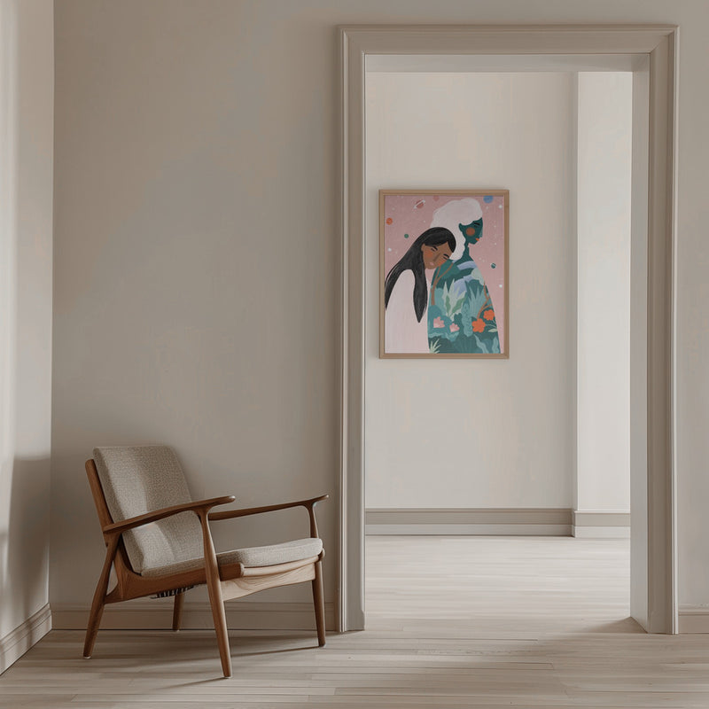 Reconnect - Stretched Canvas, Poster or Fine Art Print I Heart Wall Art