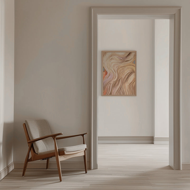 Nature line II - Stretched Canvas, Poster or Fine Art Print I Heart Wall Art