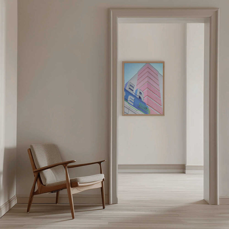 Boulder Theatre Marquee Sign - Stretched Canvas, Poster or Fine Art Print I Heart Wall Art