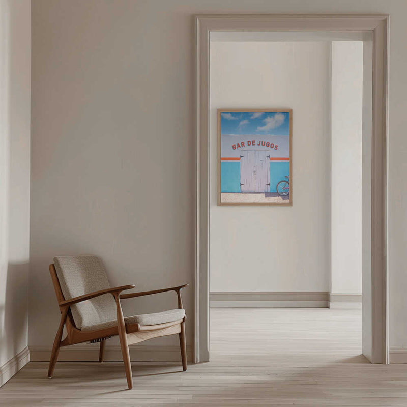 Bar De Jugos - Stretched Canvas, Poster or Fine Art Print I Heart Wall Art