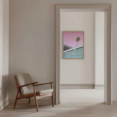 Welcome to Palm Springs - Stretched Canvas, Poster or Fine Art Print I Heart Wall Art