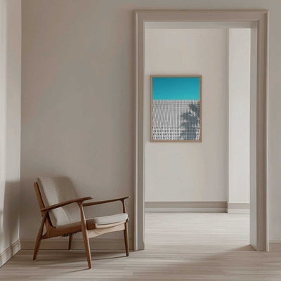 Parker Palm Shadow in Palm Springs - Stretched Canvas, Poster or Fine Art Print I Heart Wall Art