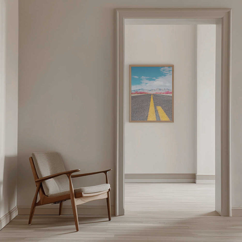 Road to Death Valley - Stretched Canvas, Poster or Fine Art Print I Heart Wall Art