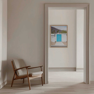 Turquoise Doors - Stretched Canvas, Poster or Fine Art Print I Heart Wall Art