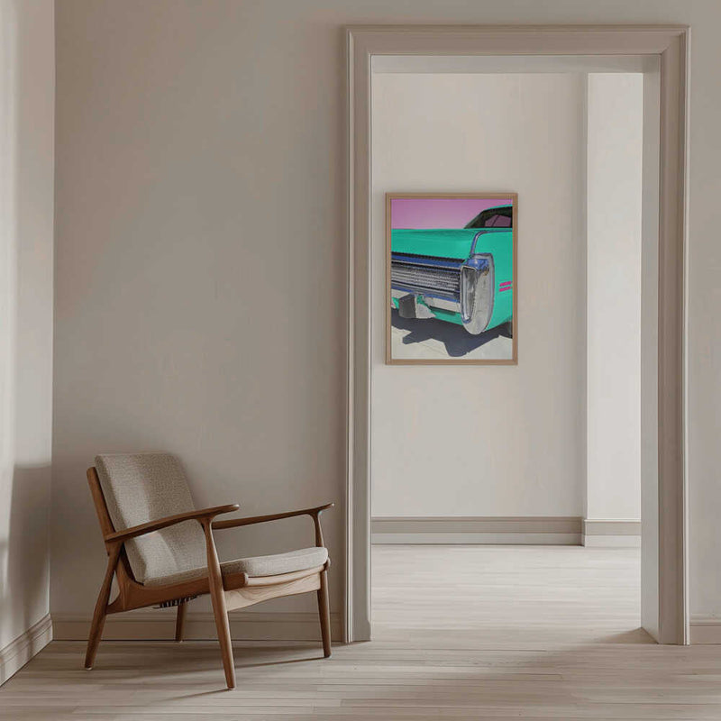 Mint Green 73 Imperial - Stretched Canvas, Poster or Fine Art Print I Heart Wall Art