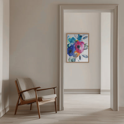 Floralno9 - Stretched Canvas, Poster or Fine Art Print I Heart Wall Art