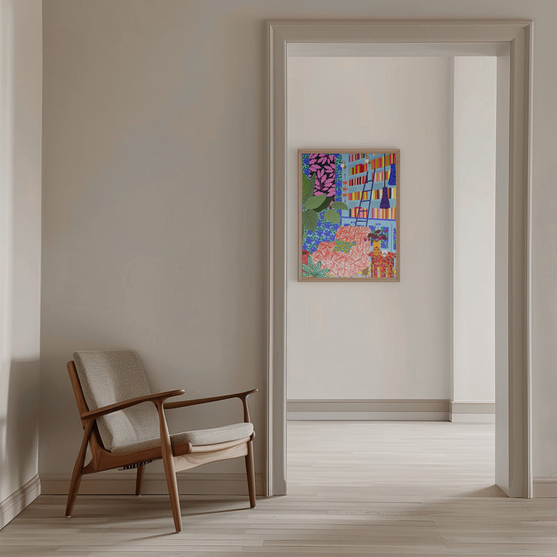 9933x14043 Din 65 My Own Space To  Read.png - Stretched Canvas, Poster or Fine Art Print I Heart Wall Art