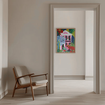 9933x14043 Din 79 House In the Woods - Stretched Canvas, Poster or Fine Art Print I Heart Wall Art