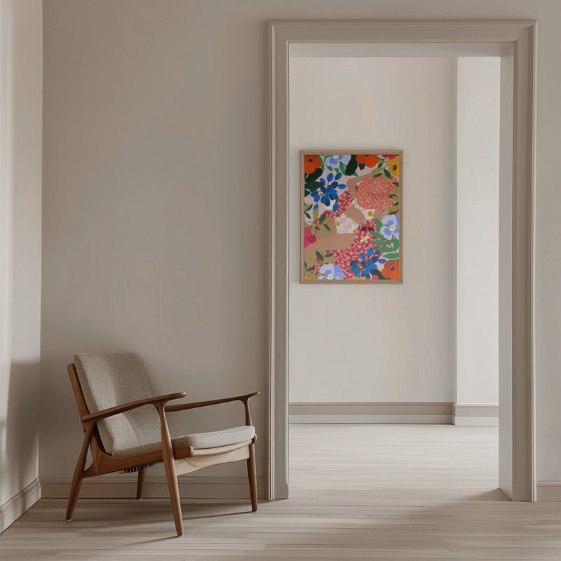 9933x14043 Din 82 Sleeping Under the Sun - Stretched Canvas, Poster or Fine Art Print I Heart Wall Art