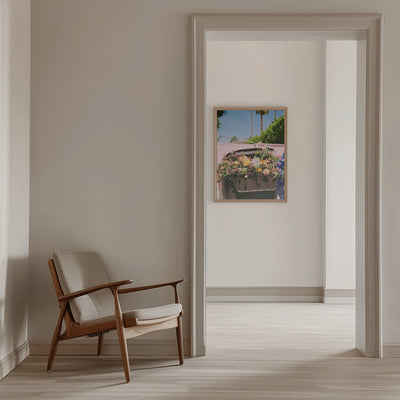 Palm Springs Curb - Stretched Canvas, Poster or Fine Art Print I Heart Wall Art