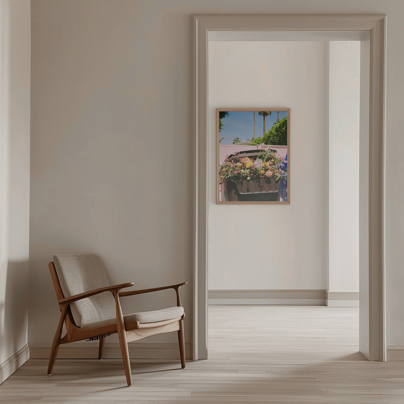 Palm Springs Curb - Stretched Canvas, Poster or Fine Art Print I Heart Wall Art