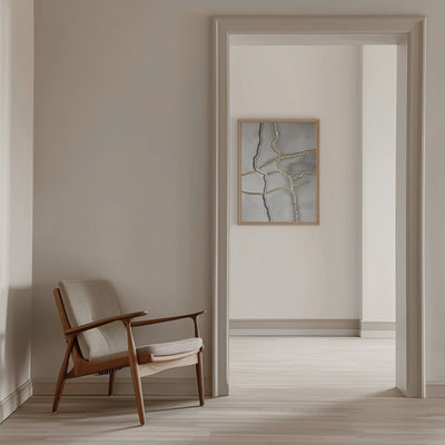 Metallic landscape nº1 - Stretched Canvas, Poster or Fine Art Print I Heart Wall Art