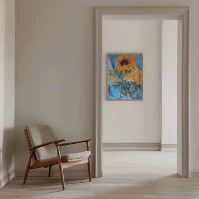 Summer Flowers - Stretched Canvas, Poster or Fine Art Print I Heart Wall Art